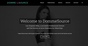 Domme Source Femdom website design